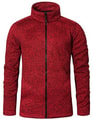 Heren Fleece Vest Promodoro 7720 Heather Rood